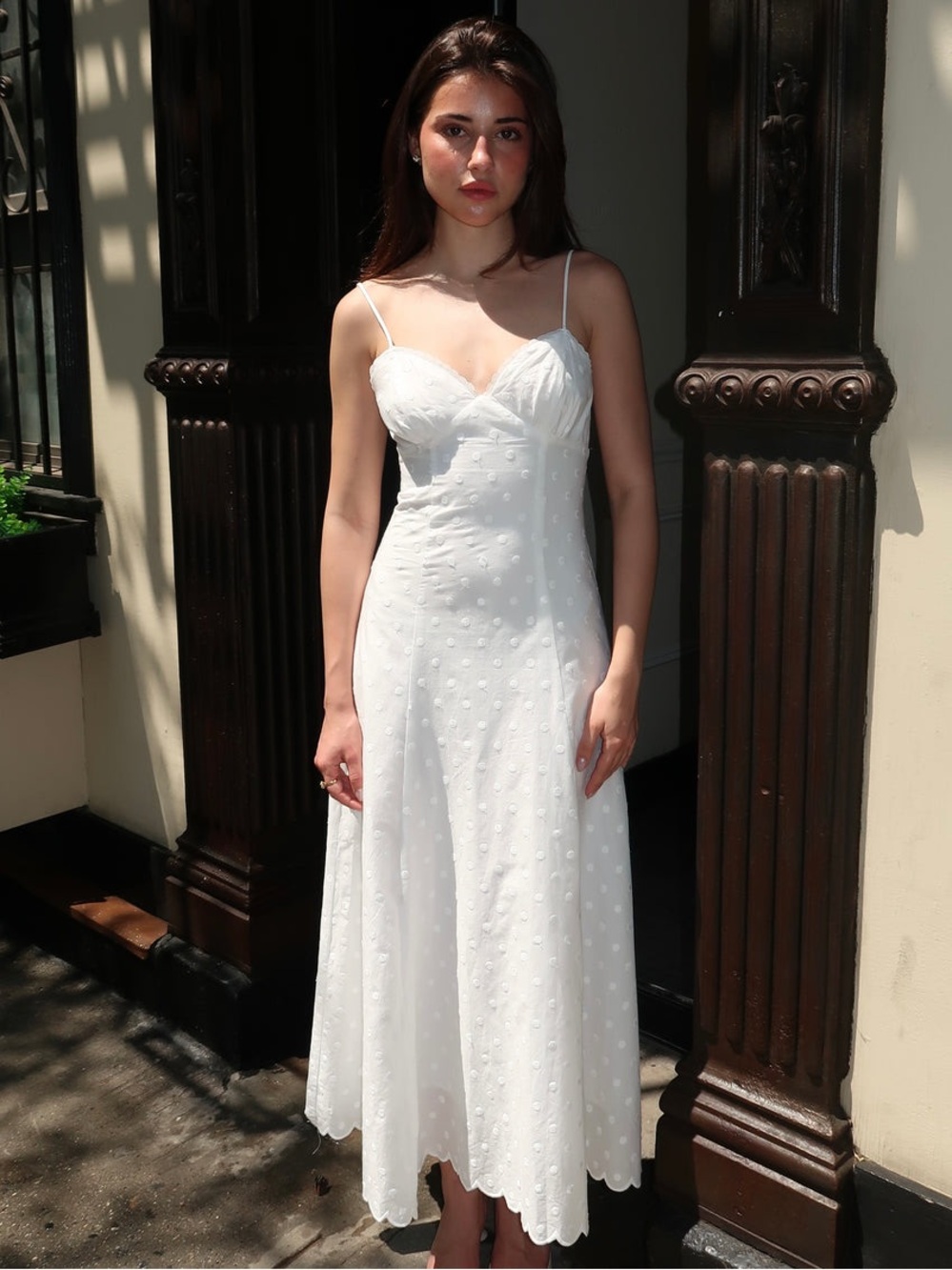 Nia Alejandra Dress Cotton Midi Dress size S NWT - Picture 3 of 8